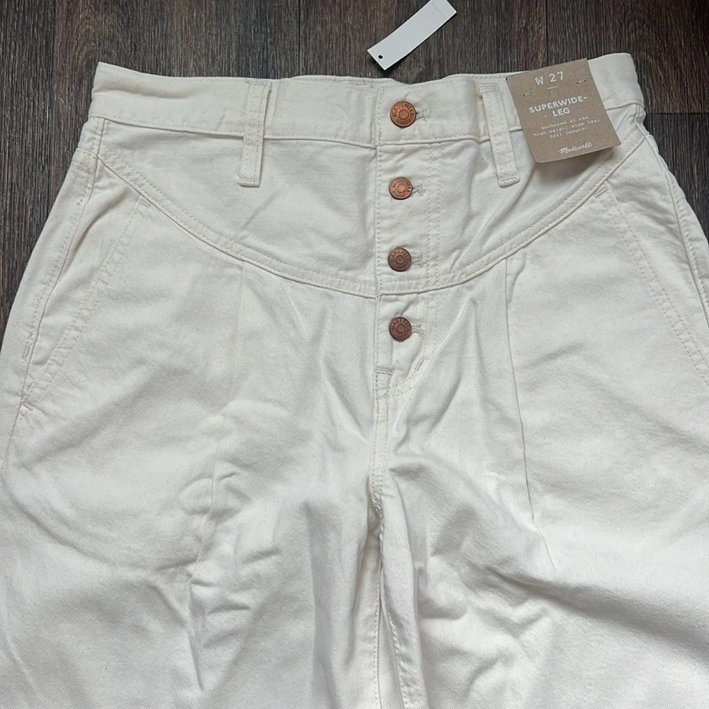 Madewell Super Wide Leg Jeans - Picture 3 of 10